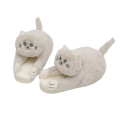 Home Fluffy Slides Female Indoor Floor Kawaii Shoes-BS01214-Veeddydropshipping