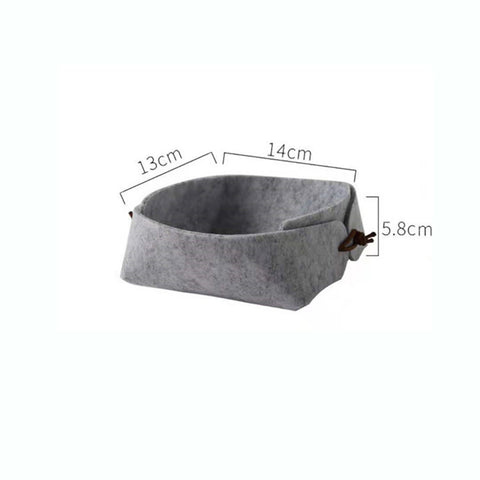 Nordic Felt Storage Basket Living Room Tea Table-HA00787-Veeddydropshipping