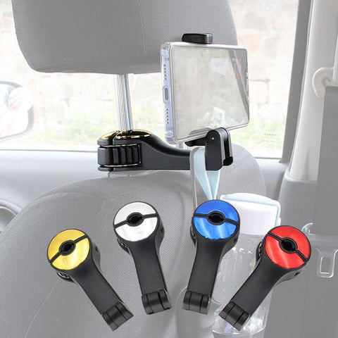 Phone Car Holder Car Hanger Portable Seat Back Hanger Storage-AM01337-Veeddydropshipping