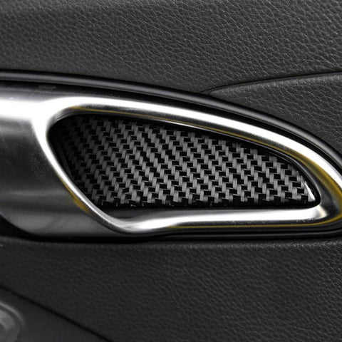 Door Handle Bowl Decoration Patch Carbon Fiber Car Stickers For Porsche-AM00078-Veeddydropshipping