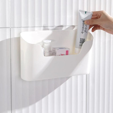 Wall Hanging Storage Box Bathroom Cosmetics Organizer-HA00876-Veeddydropshipping