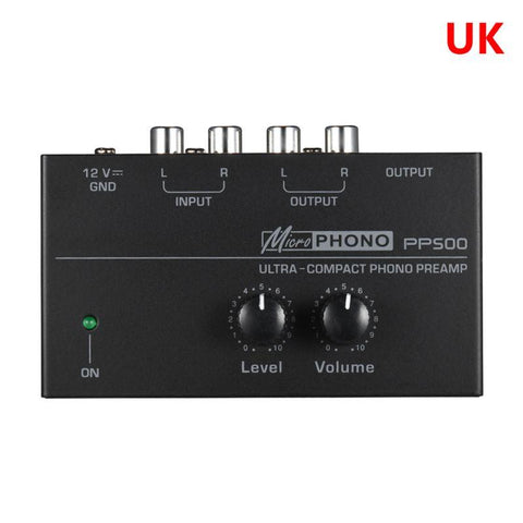Phono Preamp Preamplifier with Level Volume Control-Veeddydropshipping