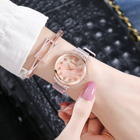 Numbers Watch Fashion Green Quartz Watches Clock -JW01003-Veeddydropshipping