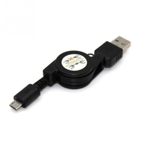 75CM Flexible Retractable Micro USB A to USB 2.0 B Male Cable Micro USB Data -CE00186-Veeddydropshipping