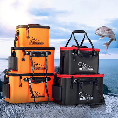 Fishing Bucket Folding Thickening Living Fish Bucket Portable EVA Water Tank Camping -OS00396-Veeddydropshipping