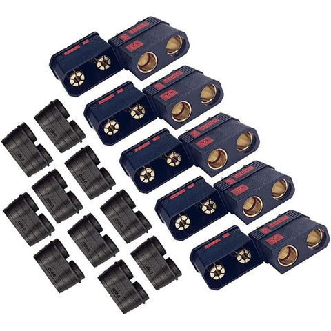 2/5pair QS8-S Heavy Duty Battery Connector Anti-Spark Gold Connector Large-AM00104-Veeddydropshipping