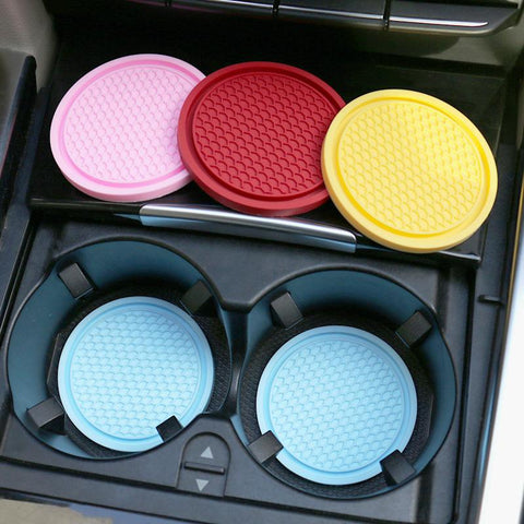Rhinestone Rubber Mat for Bottle Holder Coaster Auto Interior-AM01427-Veeddydropshipping