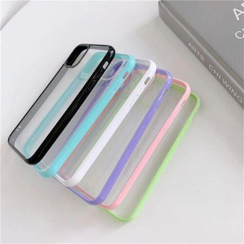 Case for iPhone 14 13 11 12 Pro Max Mini 7 8 SE XR Clear Shockproof Phone Cover-PA00098+Veeddydropshipping