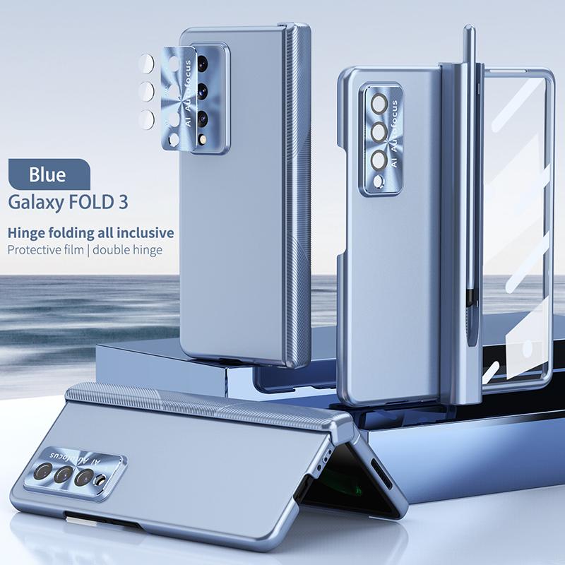 For Samsung Galaxy Z Fold 4 5G Case Hinge Protect Phone Case Fold3 Fold4 Magnetic-PA00610-Veeddydropshipping