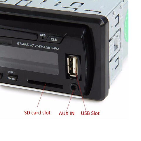 JSD-520 Car Radio In Dash 1 Din Tape Recorder MP3 Player FM Audio-AM00639-Veeddydropshipping