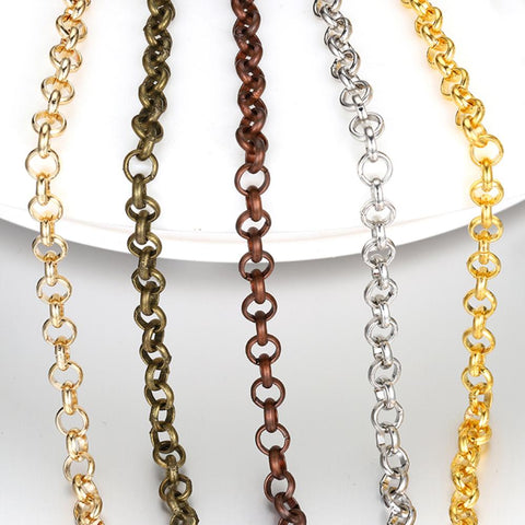 Necklace Chains Handmade Copper Chains DIY Jewelry Findings -JW01583-Veeddydropshipping