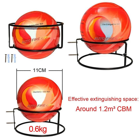Fire Extinguisher Ball  With Mount Bracket-CO00625-Veeddydropshipping