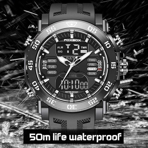 Watch 50m Waterproof Wristwatch Quartz Clock Sport Watch-JW00813-Veeddydropshipping