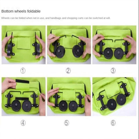 Grocery Shopping Trolley Luggage Trolley-HA01660-Veeddydropshipping