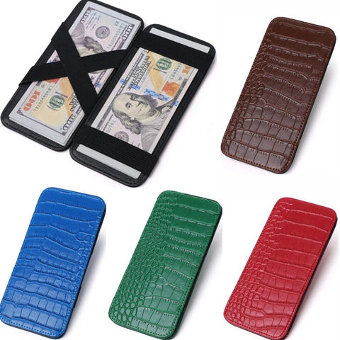 Card Case PU Leather ID Credit Bank Business Card Holder-BS00652-Veeddydropshipping