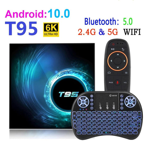 T95 TV Box Android 10.0 Allwinner H616 2G/4G RAM 16G 32G 64G 4k Quad Core -CE01028-Veeddydropshipping
