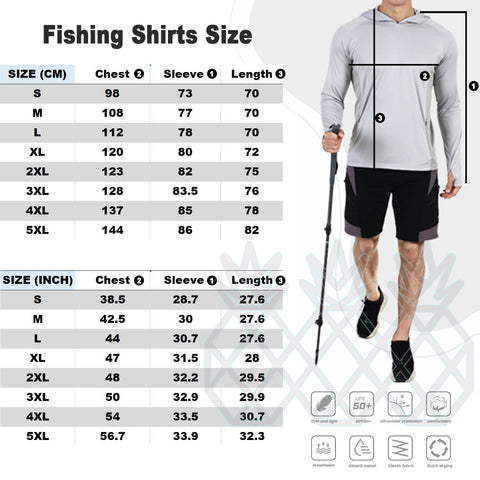 Oceanic Fishing Jersey Long Sleeve Sun Protection Breathable Performance Fishing -OS00506-Veeddydropshipping