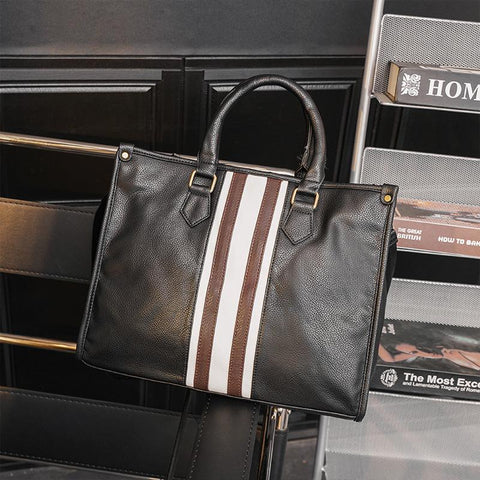 Briefcase Men Bag Casual Handbag Large Capacity Laptop Bag Luxury-BS00493-Veeddydropshipping