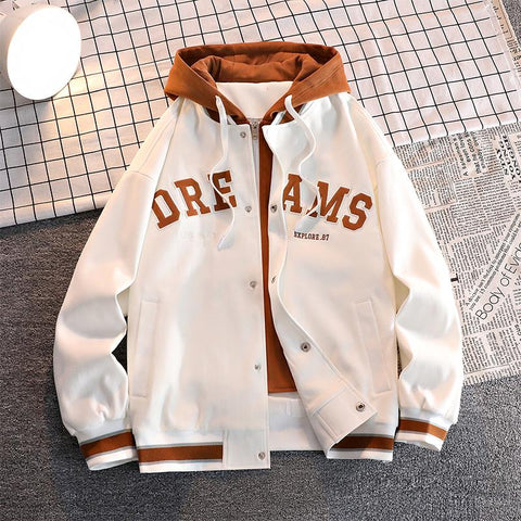 Uniform  Jacket Quality Hip-hop Retro Student-MF01077-Veeddydropshipping