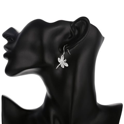 Fashion Luxury 925 Sterling Silver Crystal Popular Jewelry set  -JW00380-Veeddydropshipping