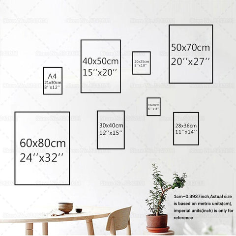 Light Hippie Canvas Painting Wall Art Home Decor-HA00207-Veeddydropshipping