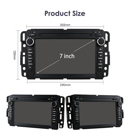 2 Din IPS Car Radio Multimedia Player for GMC Yukon Chevrolet Chevy-AM00661-Veeddydropshipping