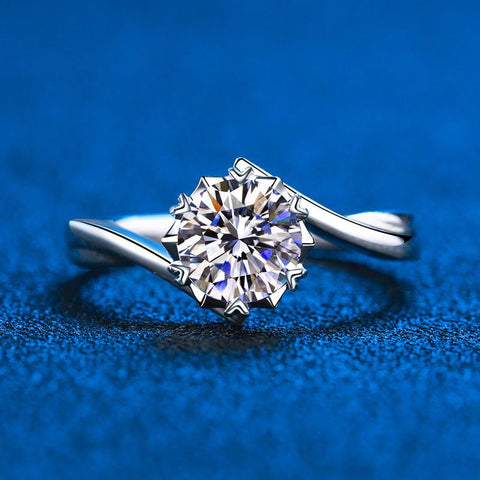Customized 6CT Moissanite Diamond Bridal Set for Women-JW00007-Veeddydropshipping
