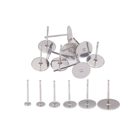 Blank Post Base Pin Needles Earring Setting Findings for DIY Findings-JW01618-Veeddydropshipping