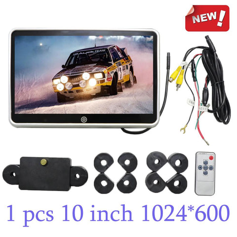 10.1 Inch Car Headrest Monitor Video AV Input 1024*600 Ultra-thin LCD-AM00683-Veeddydropshipping