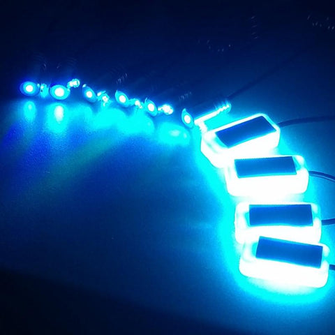 Universal 10 in 1 RGB LED 8M Car Interior Ambient Decor Fiber Optical-AM00035-Veeddydropshipping