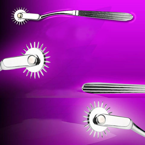 Samox Stainless Steel Wheel Gear Roller Stimulator Gear BDSM Slave Roleplay -BH01324-Veeddydropshipping