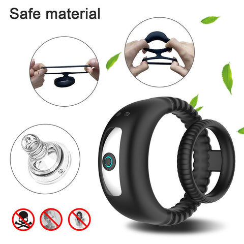 Cock Ring Vibrator Delay Ejaculation Vibrating Penis  Men&#39;s Couple  Rings -BH01241-Veeddydropshipping