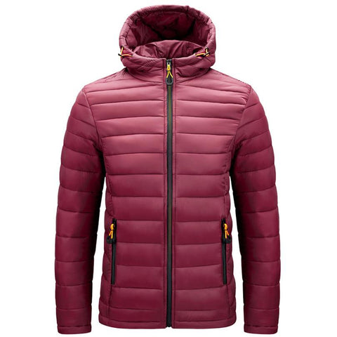 For Men Puffer Male Coat Hooded Padding Plus-MF01169-Veeddydropshipping
