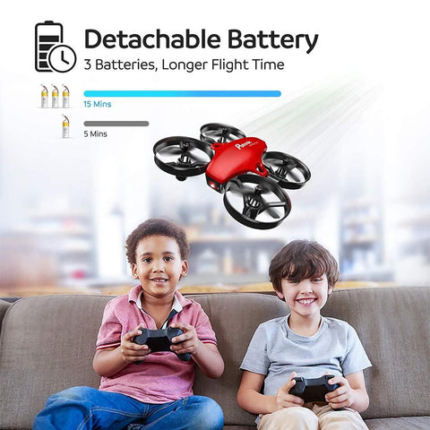 Potensic A20 Red RC Mini Drone Easy to Fly Helicopter RC Quadcopter for Kids-TB01412-Veeddydropshipping