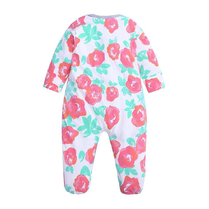 Spring Autumn Cute Baby double zipper Clothes Sleeping Pajamas Baby-Veeddydropshipping-3