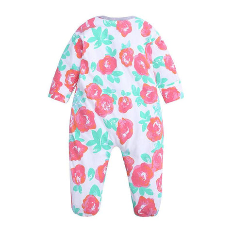 Spring Autumn Cute Baby double zipper Clothes Sleeping Pajamas Baby-Veeddydropshipping-3