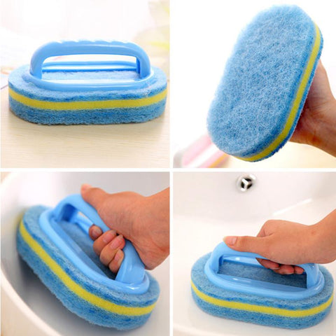 Kitchen Sponge Wipe with Handle Cleaning Brush-HA01082-Veeddydropshipping