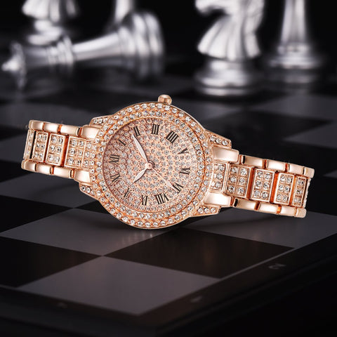 Luxury Diamond Watches Ladies Bracelet Wrist Watches-JW01054-Veeddydropshipping