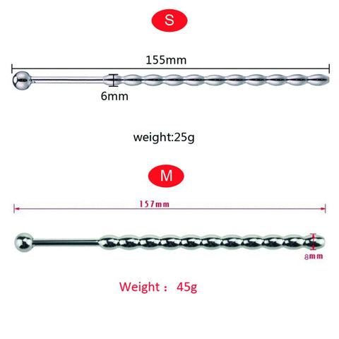 Male Stainless Steel Urethral Plug Urethral Dil Sounding Penis Plug Urethra  -BH01230-Veeddydropshipping