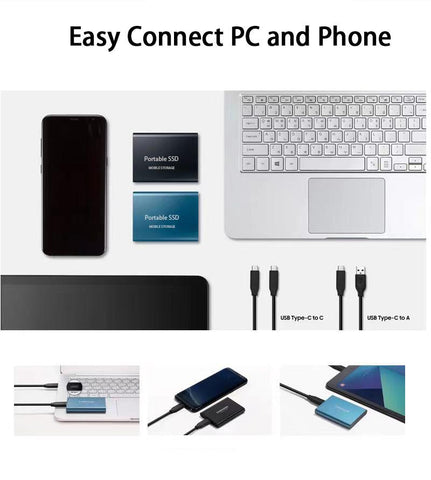 Portable High-speed Solid State Drive 2TB 4TB 8TB 16TB 64TB SSD Mobile Hard -CE01381-Veeddydropshipping