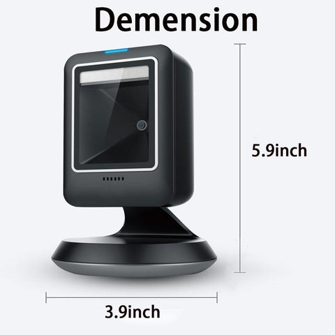 Barcode scanner 2D omnidirectional desktop automatic sensing data matrix reader supermarket-Veeddydropshipping