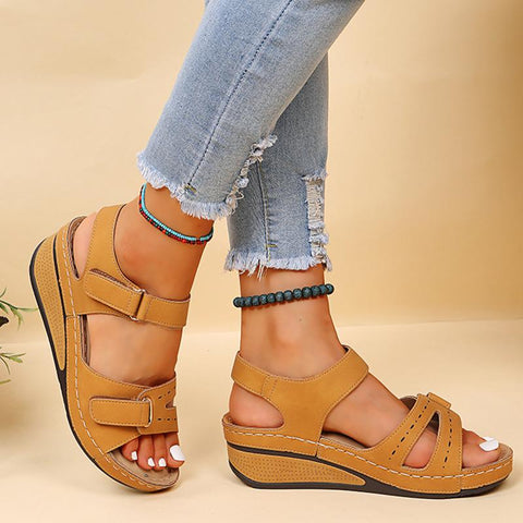 Women&#39;s Sandals Slip On Open Toe Walking Shoes Slipper Party-BS00811-Veeddydropshipping