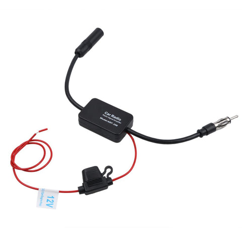 12V Car Radio Antenna FM/AM Radio Signal Amplifier Booster Car Antenna -CE00834-Veeddydropshipping