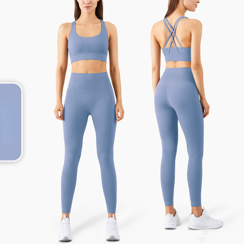 Seamless Yoga Set Women Fitness Sportswear Sports Suits Gym Clothing Workout Clothes -OS00734-Veeddydropshipping