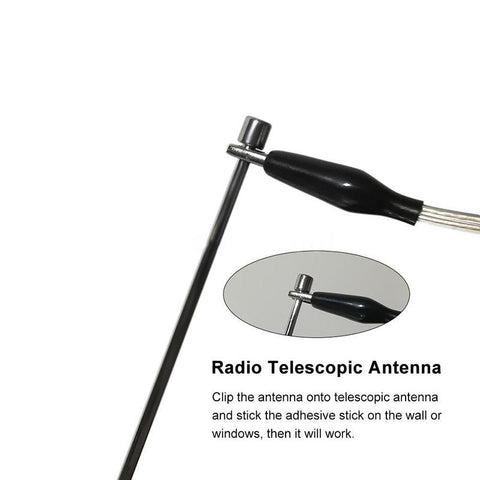 Universal 3meter Home Indoor Radio FM Stereo Antenna Pure Copper Wire-CE00831-Veeddydropshipping