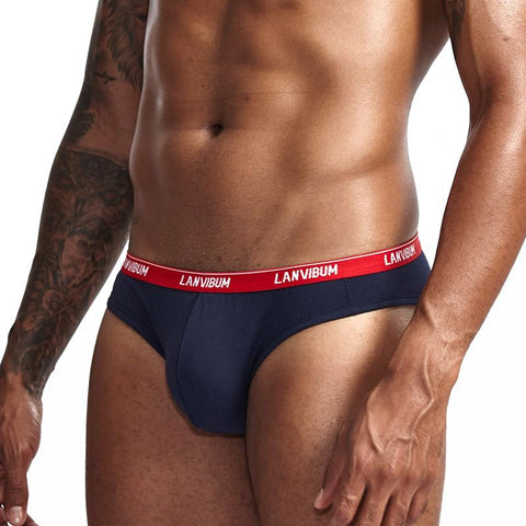 Briefs Gay Sissy Penis Pouch Low Waist Cotton Comfort-MF01500-Veeddydropshipping