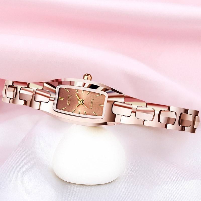 Simple Rectangular  Steel Quartz Women Watch-JW01055-Veeddydropshipping