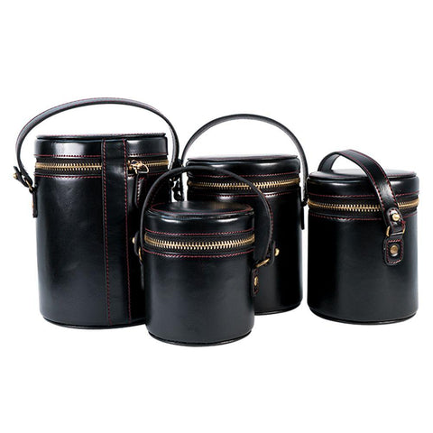 Retro Hard PU Leather Lens Case for Canon Nikon Sony Pentax Fujifilm Tamron Sigma -CE00139-Veeddydropshipping