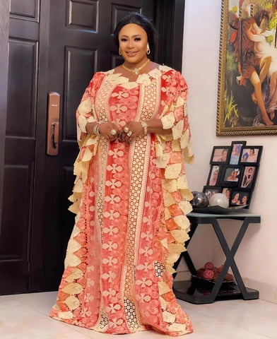 African Women Clothing  Abaya Maxi Dresses-WF01494-Veeddydropshipping