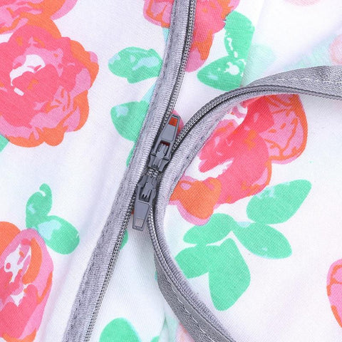 Spring Autumn Cute Baby double zipper Clothes Sleeping Pajamas Baby-Veeddydropshipping-6